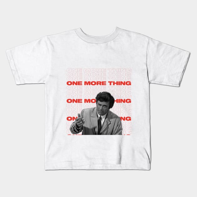 One More Thing Kids T-Shirt by NYCMikeWP